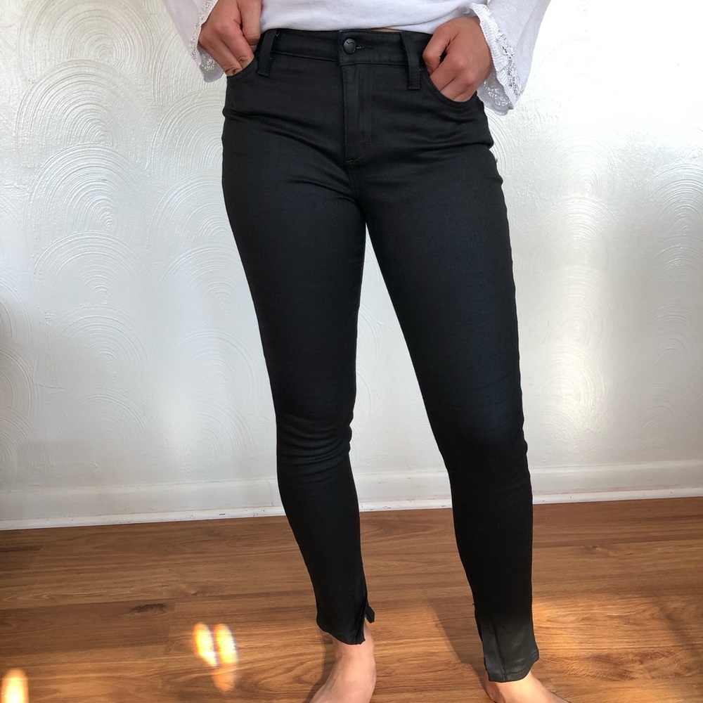 Joe’s Jeans Coated Skinny Ankle in Kinley